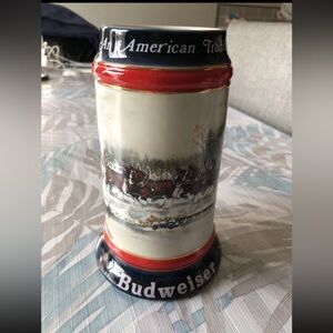 Budweiser 1990 Holiday Stein - Collectors Series